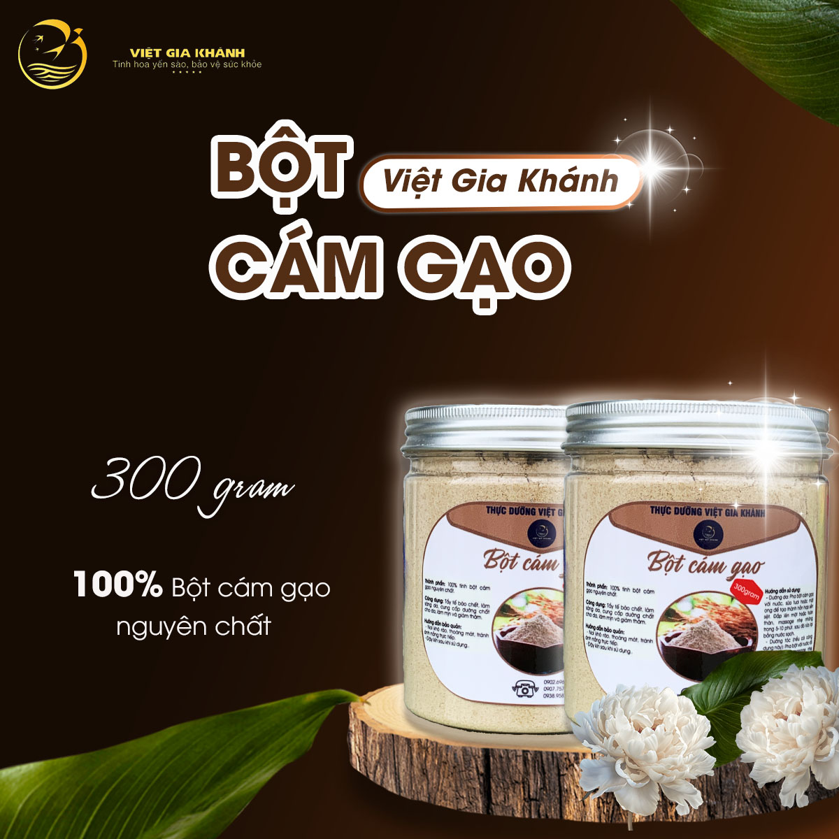 Bột cám gạo 300